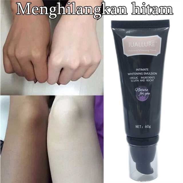 Pemutih selangkangan ketiak Lotion pemutih tubuh Underarm Whitening cream Perawatan kewanitaan tubuh 60G Efektif memutihkan leher/tangan/kaki/miss v/Selangkangan/ ketiak/Aman dan tidak berbahaya 100% asli