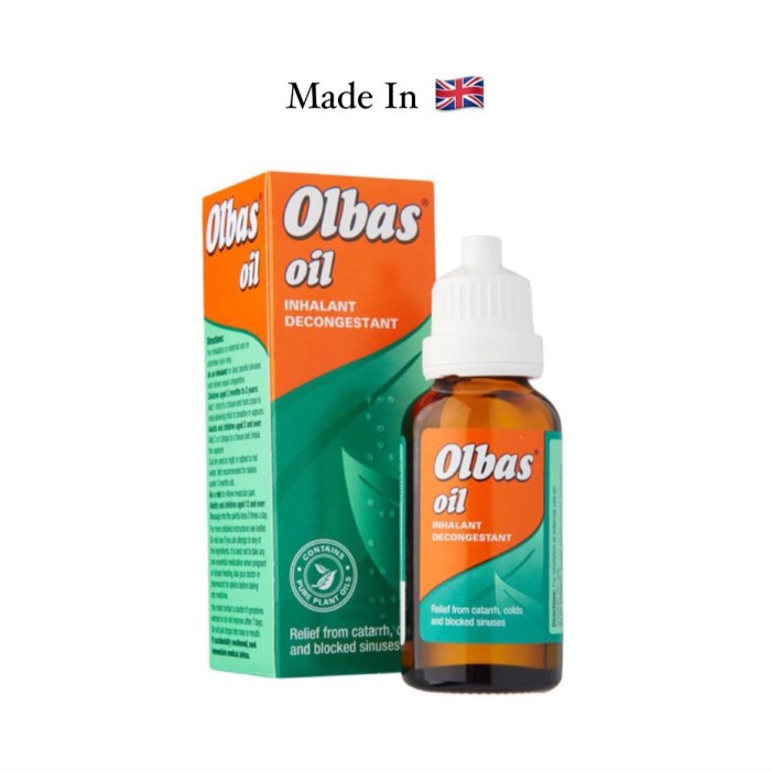 ⭐BISA COD⭐ Olbas Oil Inhalant Decongestant by Olbas Oil