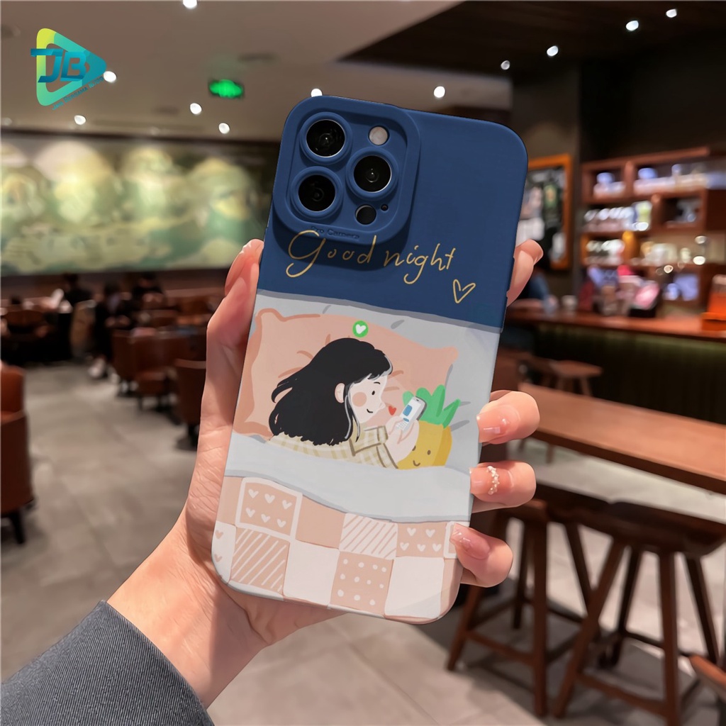 CUSTOM CASE SOFTCASE SILIKON PROCAMERA GOOD NIGHT CUSTOM VIVO Y12 Y15 Y17 Y16 Y12S Y20 Y21S Y91 Y93 Y95 Y91C Y1S Y22 Y35 V25 V25E JB7110