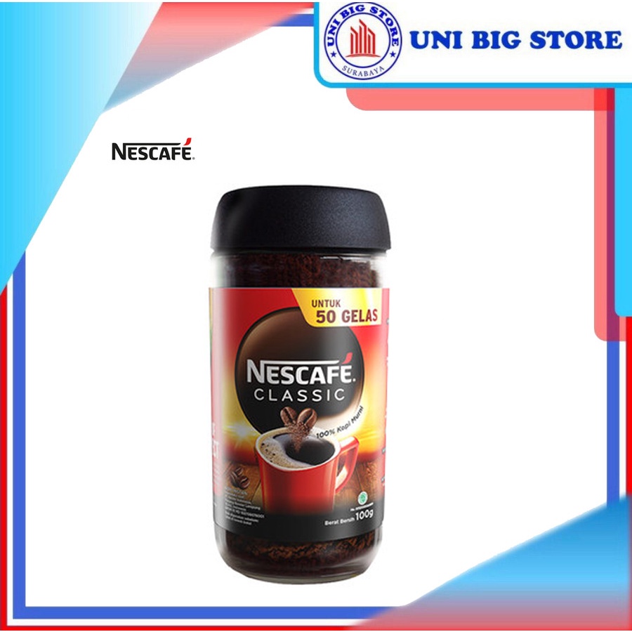 

NESCAFE Kopi Classic Lampung Robusta Blend 100 gr JAR Kaca