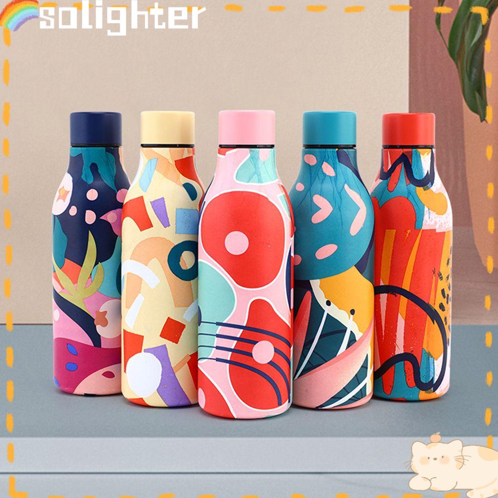 Solighter 550ml Vacuum Flask Double Layer Sport Bir Stainless Steel