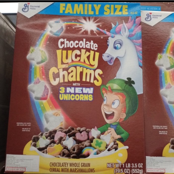 

General mills lucky charm choco 19.5 oz 552 gr