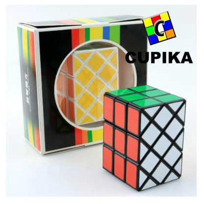 Rubik 3x3 Super windmill 3x5 Blackbase Unik Viral TIkTok