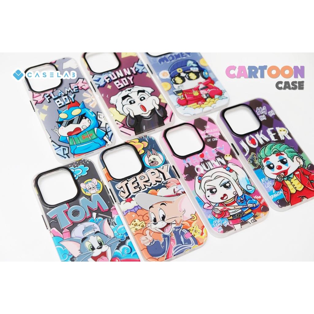 NEW CARTOON Case !! CHIBI CHARACTER PREMIUM JAPAN PRINTING CASE JOKER SINCHAN TOM JERRY HALEY QUIN Iphone 14 PROMAX 14 PRO 14 13 PROMAX 13 PRO 13 12 PROMAX 12 PRO 12 11 SOFTCASE KARTUN