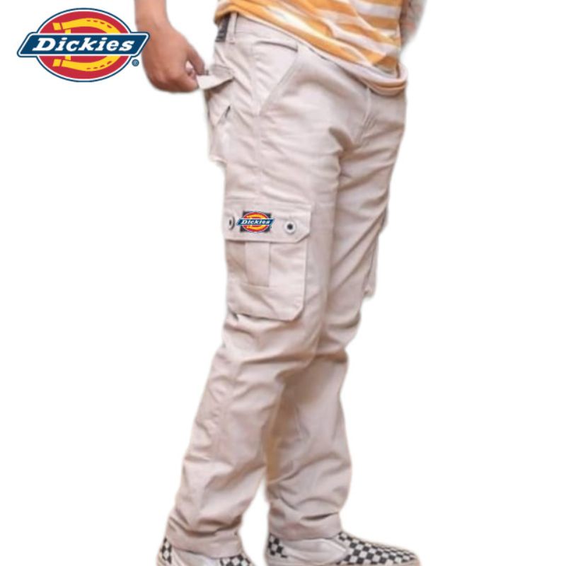 Celana cargo slimfit / Stretch / Melar / Bahan Tebal / Bahan COMBED STRETCH