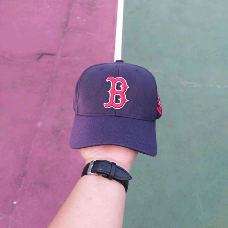 Cap / Topi Major League Baseball MLB Boston Red Sox Second Import