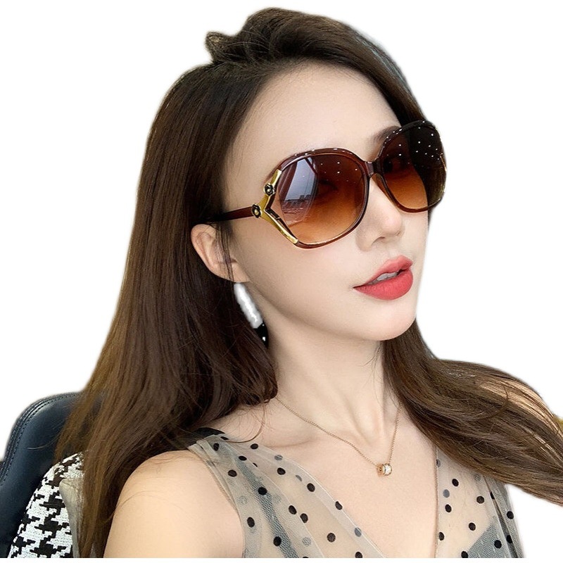 Rowling(ka-65)Sunglasses Kacamata Hitam Motif Flower Di Bingkai Women Sunglasses New Import Kacamata Fashion