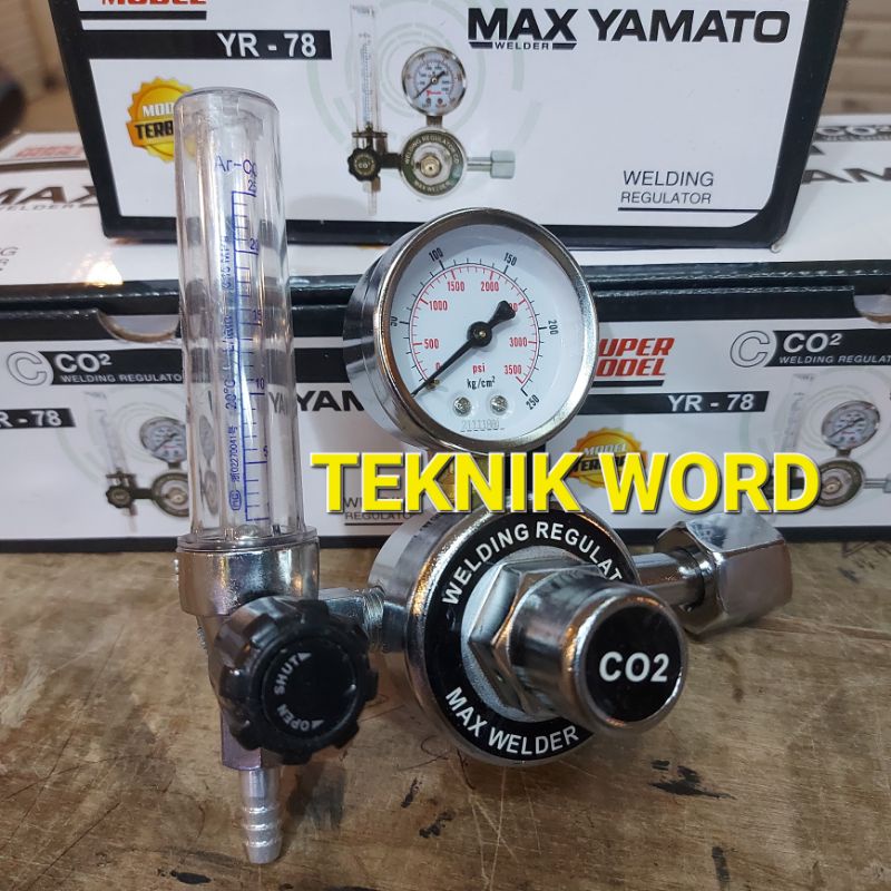 REGULATOR GAS CO2 MAX YAMATO / REGULATOR CO2 MAX YAMATO REGULATOR GAS CO2
