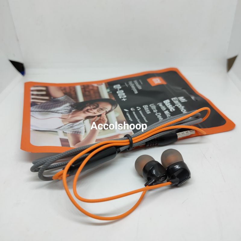 Headset Xiaomi QP-002+ Handsfree Stereo Musik Super Bass