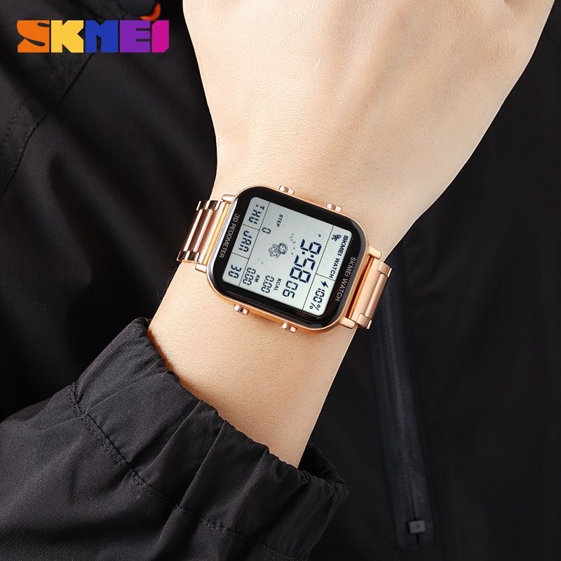 Jam Skmei 1888 pedometer free gift box