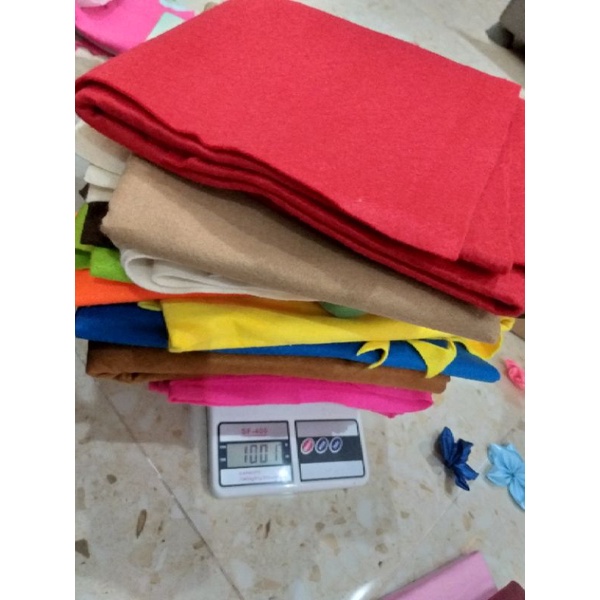 Kain flanel sisa potong 1 kilo
