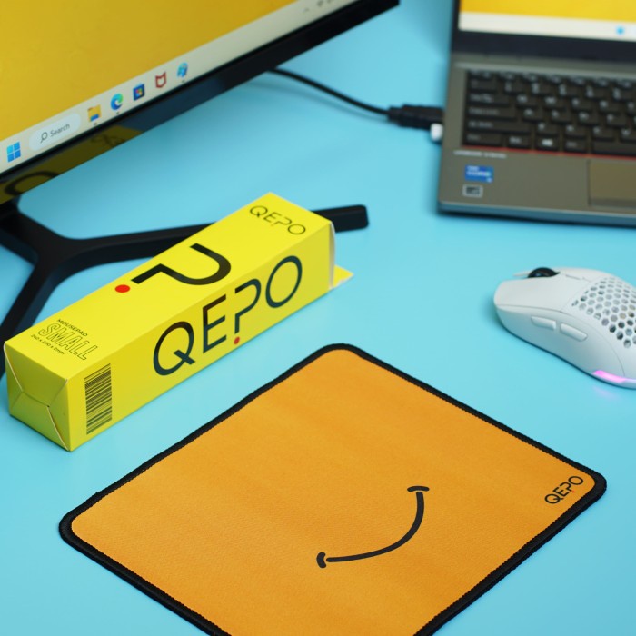 Mousepad QEPO Small S2 Motif Smile 24 x 20 cm