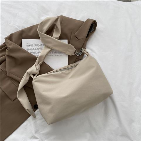 ❇☊﹊ins lazy wind student tote bag female 2022 new trendy canvas commuter shoulder bag large capacity Messenger bag