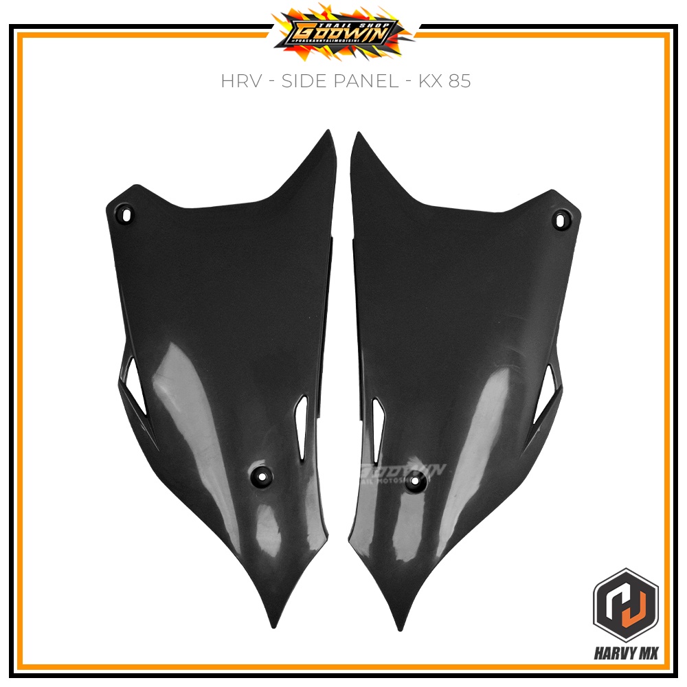 Cover Tutup Body Tepong Belakang Side Panel HRV KX 85 Hijau hitam orange putih