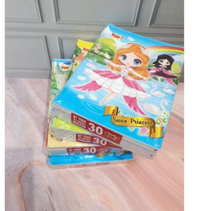 

FIF853 (10pc) buku tulis murah fancy gambar 30 lembar ||