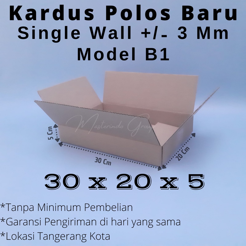 

kardus 30x20x5 Cm B1