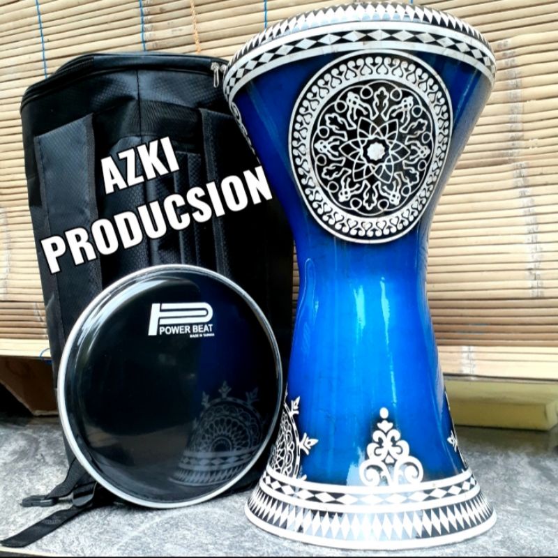 DARBUKA SOMBATI 9INC MOTIF FULSET + TAS⭐⭐⭐⭐⭐