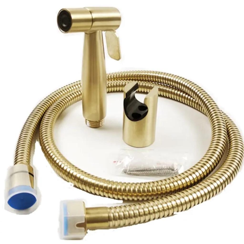 Jet Shower Cebok Kamar Mandi Gold Stainless 30404 JetShower Jet Washer Spray Bidet Shower Toilet Seat