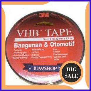 

limited stock Double Tape 3M VHB 12mm x 4.5 Meter Foam Tape Strong Durable 12 mm x 4.5M Automotif O