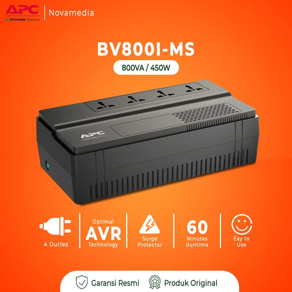 APC UPS BATTERY BACKUP BV800IMS BV800I-MS 800VA 450W