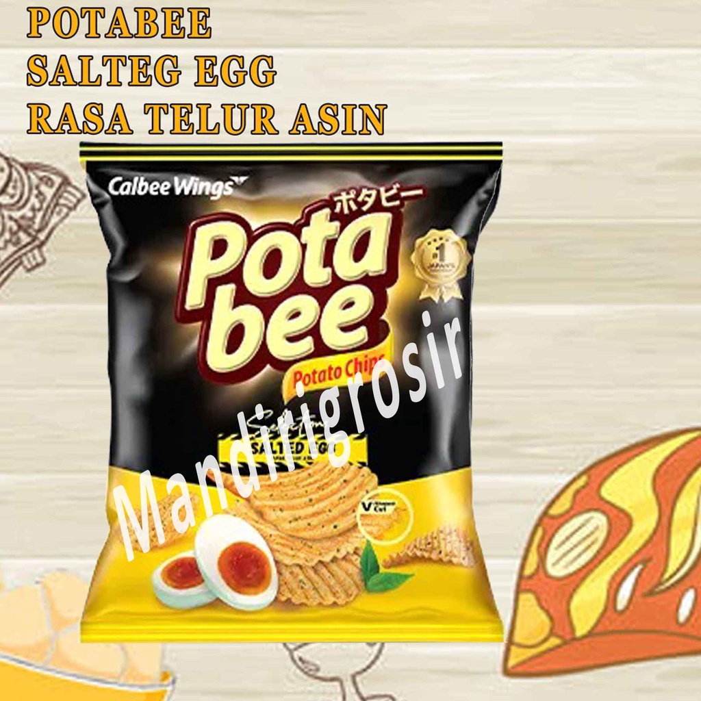 POTABEE POTATO CHIPS* SELECTIONS SALTED EGG 68g* CHIKI POTATO