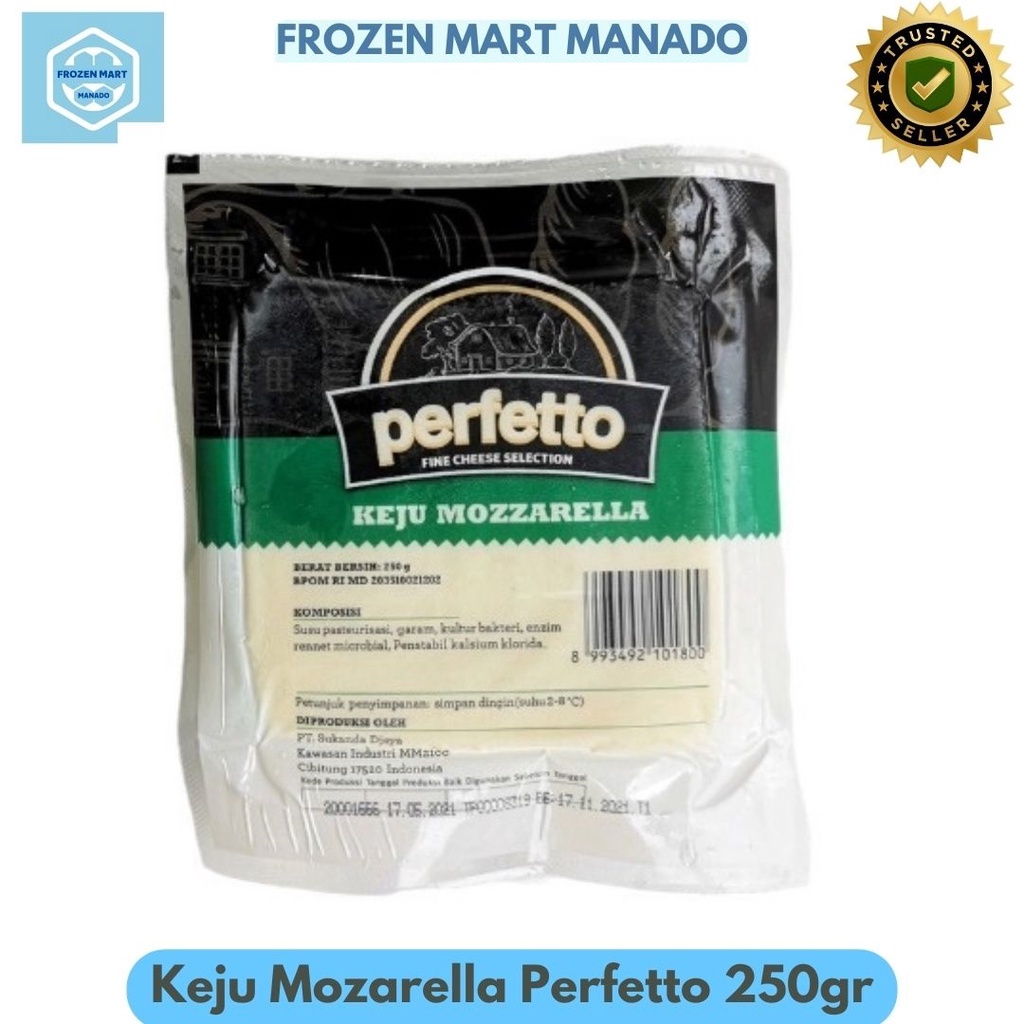 

Keju Mozarella Perfetto 250gr - Frozen Mart Manado (Frozen Food Manado)