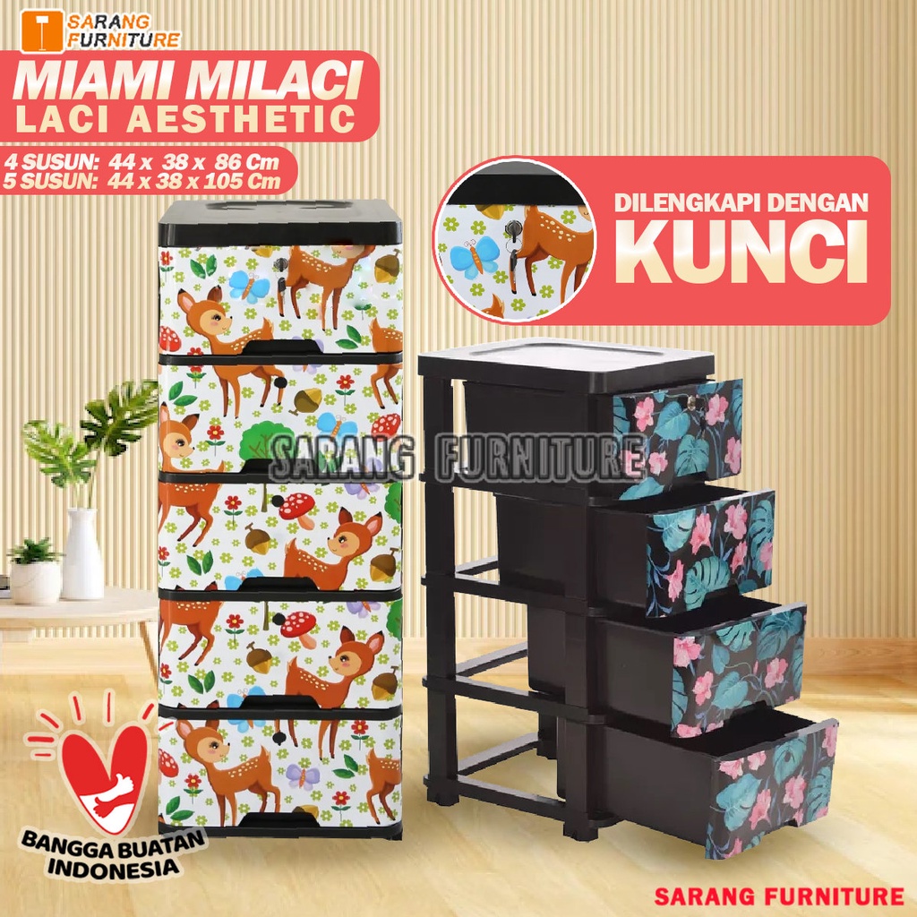 Lemari Plastik Miami Milaci Lemari Nacase  Laci Lemari Pakaian Plastik Lemari Susun Lemari Premium Lemari Laci