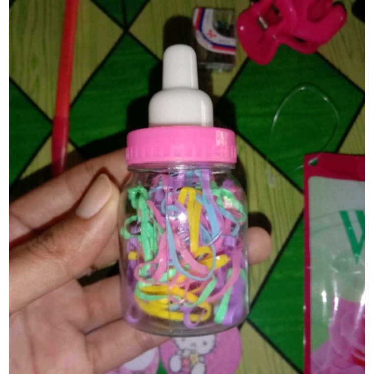Karet jepang dot mini/kunciran karet rambut
