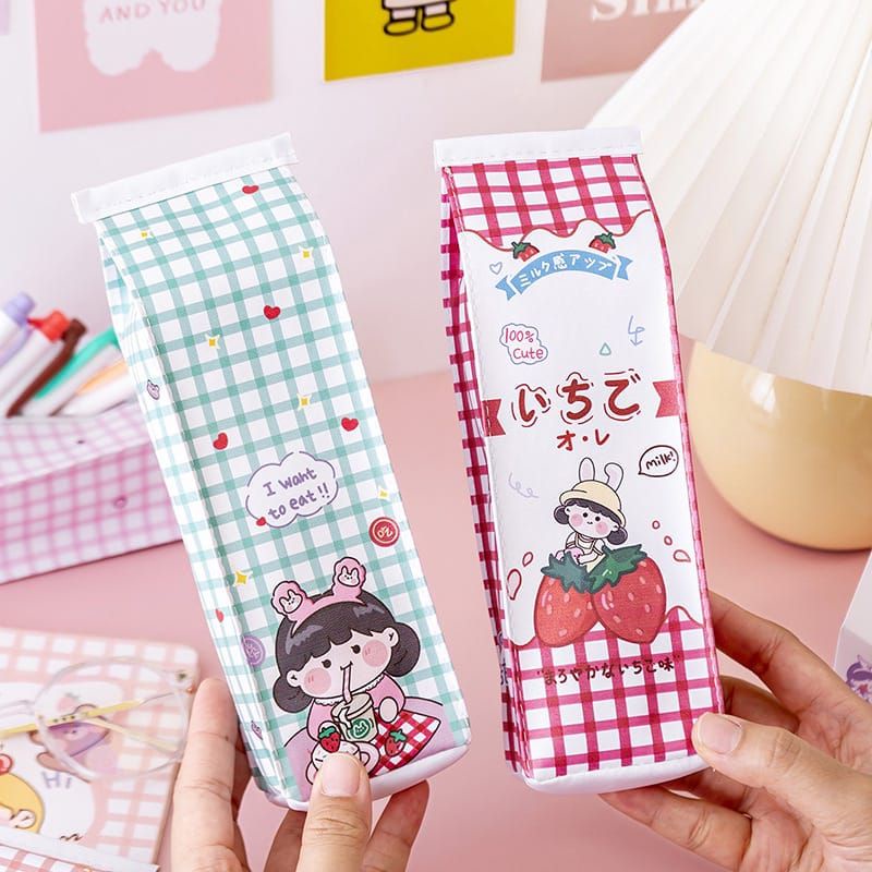 

KIYOWO 1 PCS TEMPAT PENSIL CUTE KAWAII MOTIF KARTUN