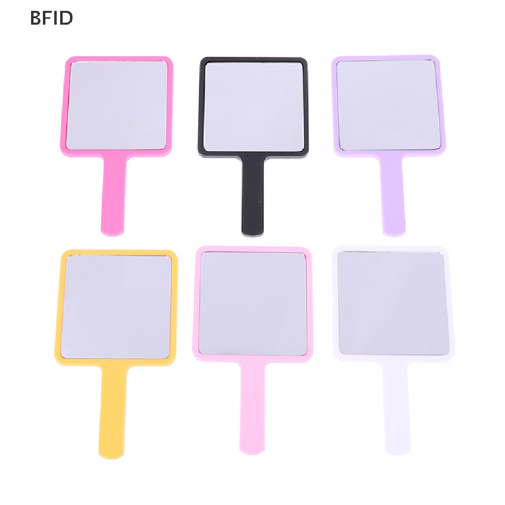 [BFID] Eyelash Extension Handheld Makeup Mirror Kaca Rias Make Up Persegi Dengan Gagang [ID]