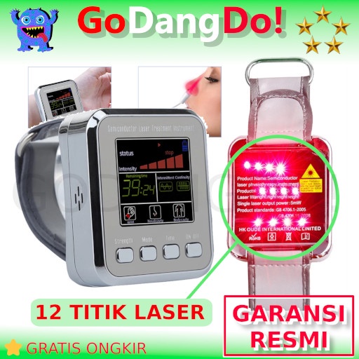 Jam Tangan Terapi Laser Generasi Baru Untuk Kesehatan Dengan 12 Titik