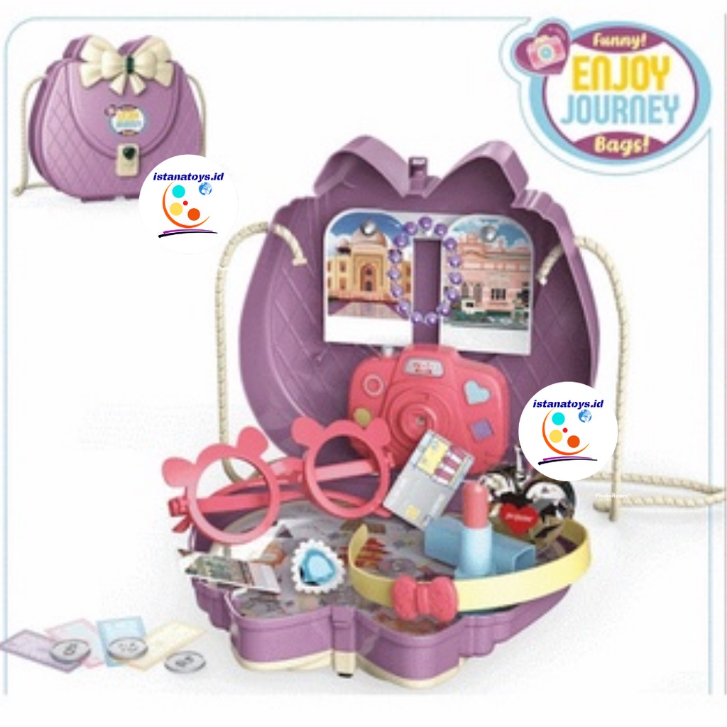 ID Mainan Tas Koper Funny Enjoy Journey Bags Ungu YY2051