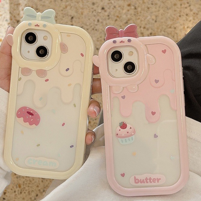 Case Ice Cream oppo a15 a54 a16 a1k f9 realme c2 a31 2020 a3s c1 a53 a33 2020 a57 2022 a7 a5s a74 4g a76 a96 a9 a5 reno 4f a17