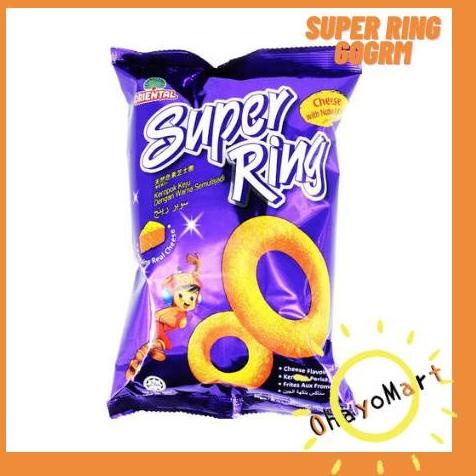 

Ready ` Oriental super ring mini pack / Snack cheese ring small pack 60grm HALAL MUI ✄
