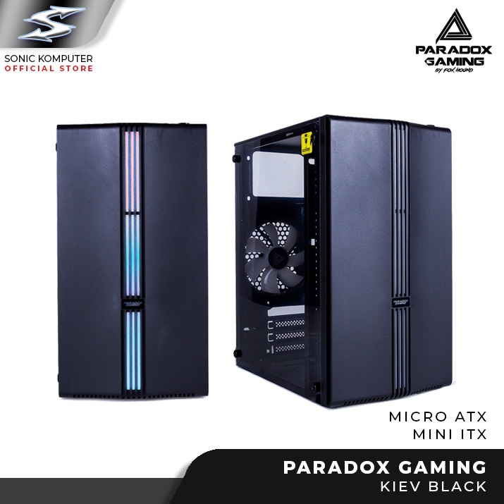 Paradox Gaming Casing Kiev M ATX Mini ITX