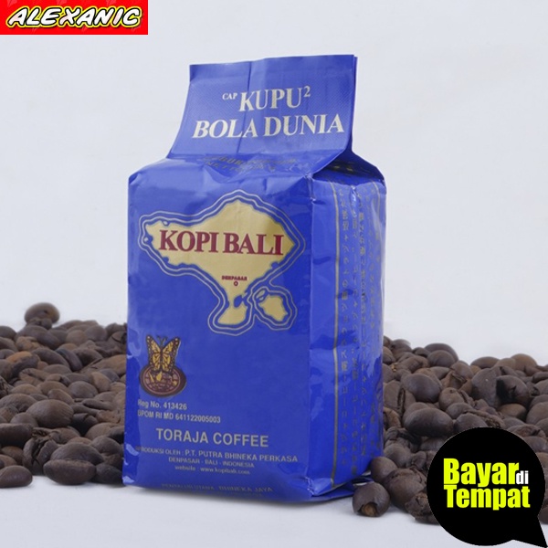 

ALEXANIC Kopi Cap Kupu Kupu Bola Dunia Kopi TORAJA Premium 100 gr