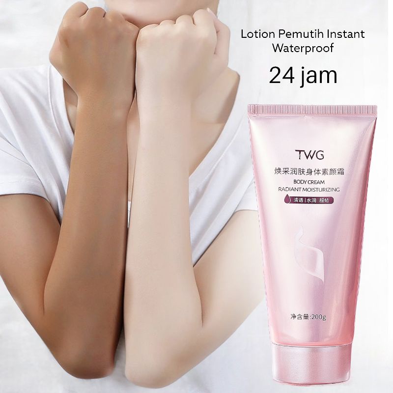 TWG Hunmui Lotion Pemutih Badan Instant Whitening Body Lotion - Body Cream