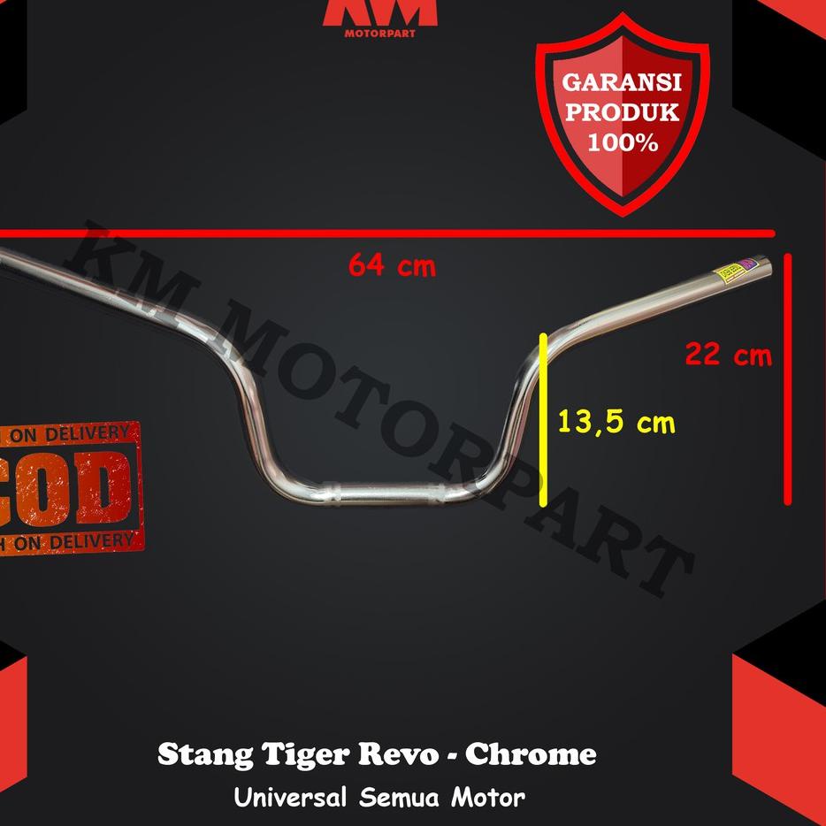 Terlaku.. Stang Stir Setang Tiger Revo Variasi TigerRevo Universal Racing Panjang 64cm Tinggi 22cm ♚