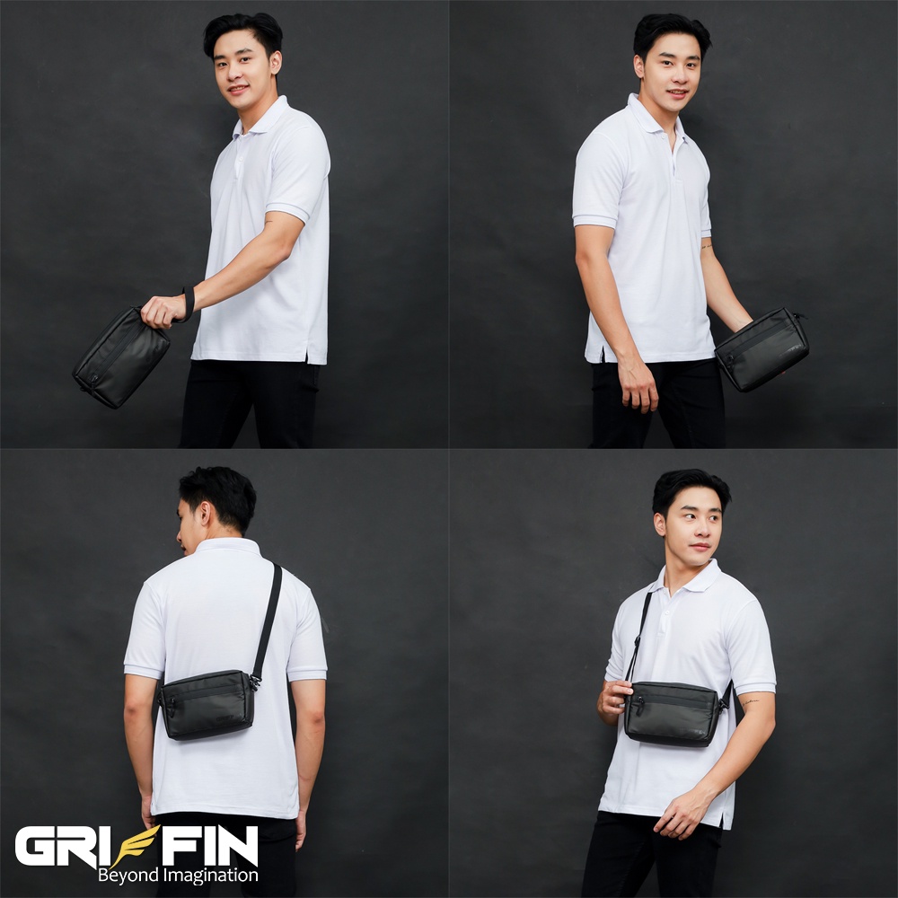 Tas Slingbag Clutch Pouch Pria Basel Waterproof Griffin Apparel