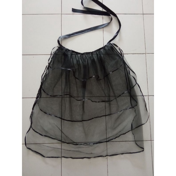 Halloween tulle black skirt