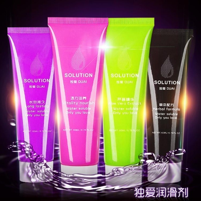 (TERLARIS) Lubricant Duai Solution / Pelumas Massage Oil / Pelicin Sensasi Rasa - Duai Putih