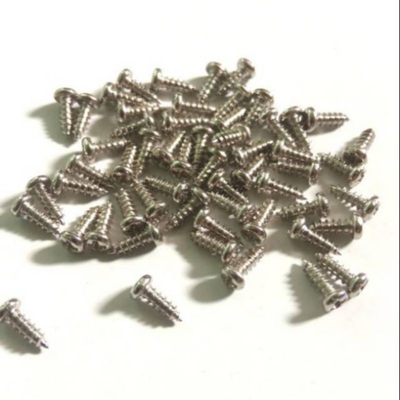 baut 2x6 screw runcing isi 100 pcs panjang 6mm