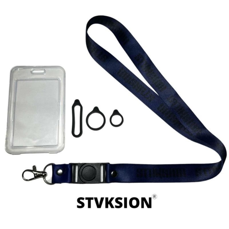 

LANYARD LY2 LANYARD ID CARD HOLDER GATUNGAN TALI TEMPAT KARTU NAME TAG TRANSPARAN DUA SISI LANYARD PRINTING O RING