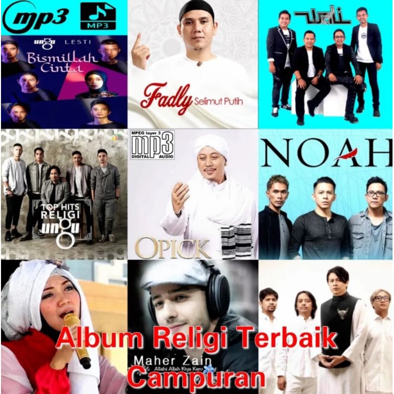 KASET CD MP3 ALBUM POP RELIGI TERBAIK - KASET MP3 POP RELIGI - KASET CD MP3 POP LAWAS - KASET CD MOB