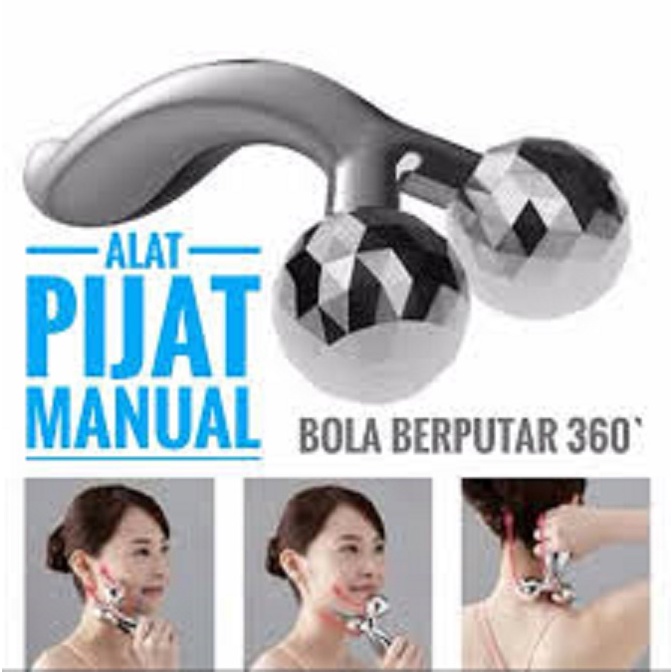 3D Massager / Alat Pijat Manual / Alat Pijat Wajah / 3D Solar Massager