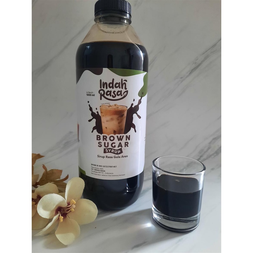 

Brown Sugar Syrup Indah Rasa 1 Liter, Lembut dan Legit, Brown Sugar Boba, Brown Sugar Kopi Aren