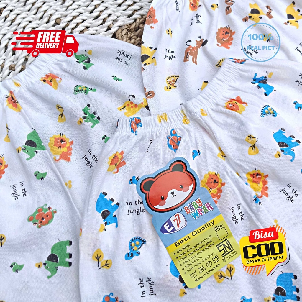 Celana Pendek Bayi Motif Newborn Merk SNI EXCELLENT 77