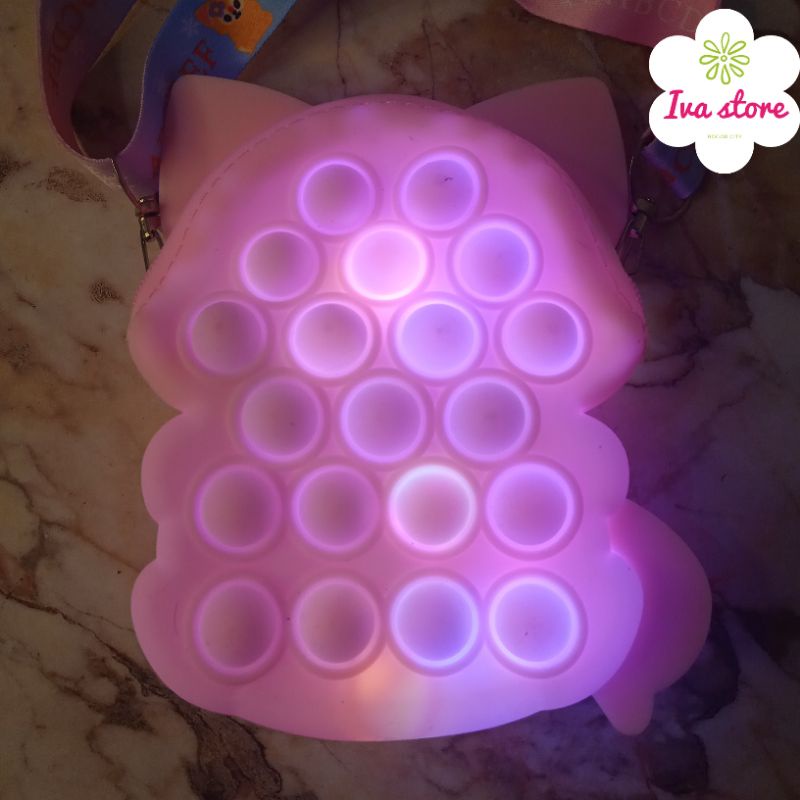 Tas Pop it Lina Bell size mini LED