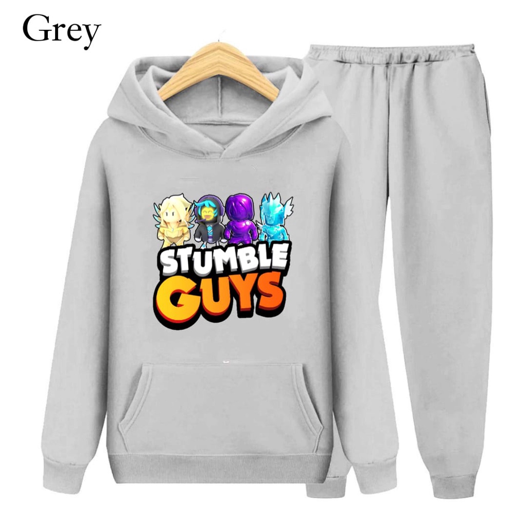 Hzl_outfit Setelan Sweater Anak Stumble Guys Angel Valkyrie/ Sweater Hoodie Anak Anak S.M.XL