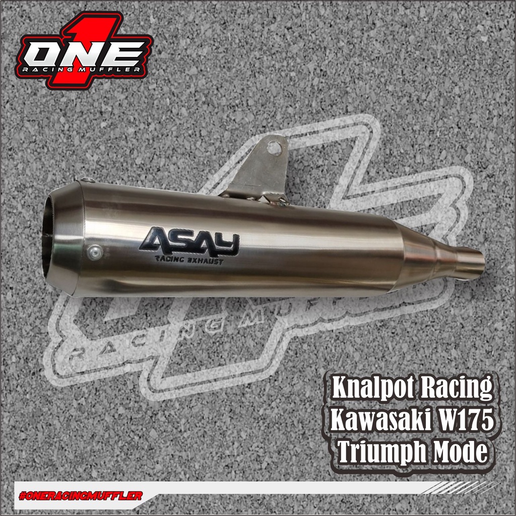 Knalpot Racing Kawasaki W175 Asay Are012 Triumph Mode